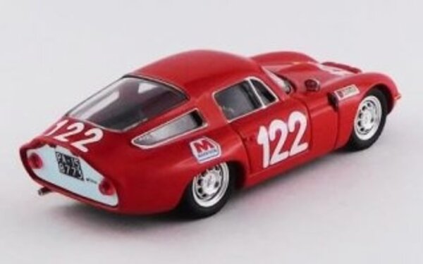 Alfa Romeo Alfa Romeo TZ1 Scuderia Pagaso #122 Targa Florio (Sicily) 1966 - 1:43 - Best Model Alfa Romeo Alfa Romeo TZ1 Scuderia Pagaso #122 Targa Florio (Sicily) 1966 - 1:43 - Best Model