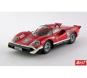 Fiat Fiat Abarth 2000S Spider #23 Team Radio Veronica Silverstone (UK) 1969 - 1:43 - Best Model Fiat Fiat Abarth 2000S Spider #23 Team Radio Veronica Silverstone (UK) 1969 - 1:43 - Best Model