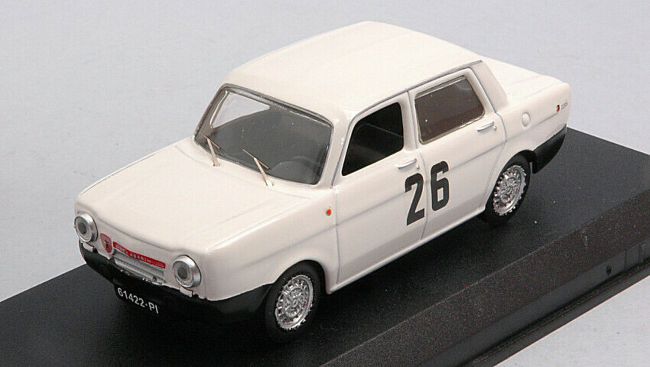 Simca Simca 1000 Abarth 4-Door #26 Winner Rally Colli di Pistoa (Italy) 1967 - 1:43 - Best Model Simca Simca 1000 Abarth 4-Door #26 Winner Rally Colli di Pistoa (Italy) 1967 - 1:43 - Best Model
