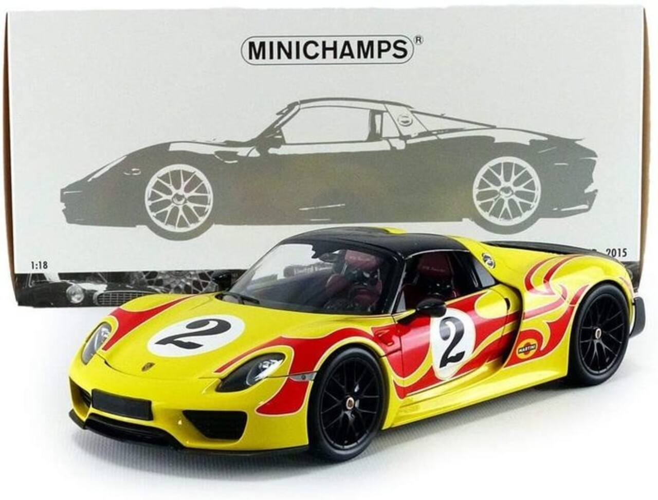 Porsche Porsche 918 Spyder Weissach Package 2015 - 1:18 - Minichamps