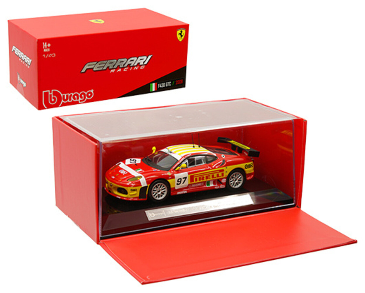 Ferrari Ferrari 430 GT2 #97 24h Le Mans 2008 - 1:43 - Bburago Ferrari Ferrari 430 GT2 #97 24h Le Mans 2008 - 1:43 - Bburago