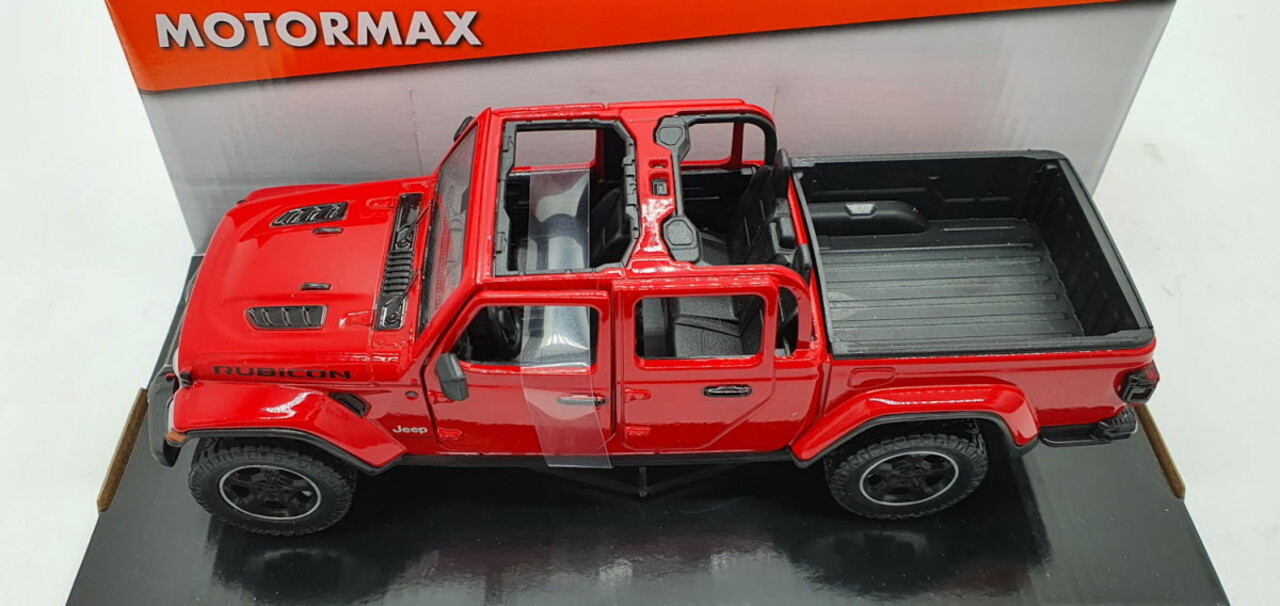 Jeep Jeep Gladiator Rubicon Crew Cab Pick Up Top Open 2021 - 1:27 - Motor Max Jeep Jeep Gladiator Rubicon Crew Cab Pick Up Top Open 2021 - 1:27 - Motor Max