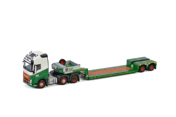 Volvo Volvo FH4 Globetrotter XL 6x2 Twin Steer + Low Loader 2 Axle 'Koninklijke Saan' - 1:50 - WSI Models