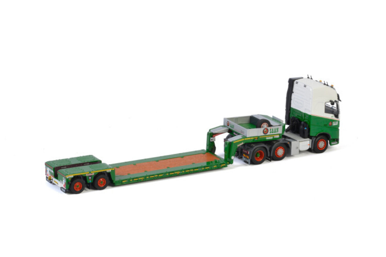 Volvo Volvo FH4 Globetrotter XL 6x2 Twin Steer + Low Loader 2 Axle 'Koninklijke Saan' - 1:50 - WSI Models
