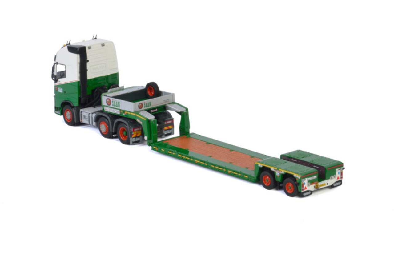Volvo Volvo FH4 Globetrotter XL 6x2 Twin Steer + Low Loader 2 Axle 'Koninklijke Saan' - 1:50 - WSI Models