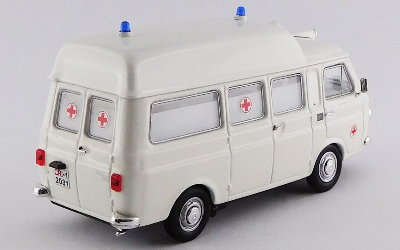 Fiat Fiat 238 High Roof Ambulance Red Cross Italy 1970 - 1:43 - Rio