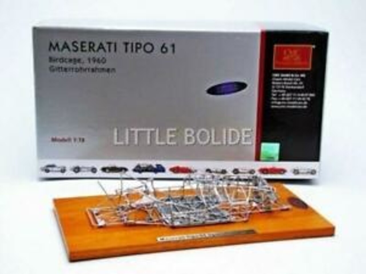 Maserati Maserati Tipo 61 Birdcage Space Frame - 1:18 - CMC Maserati Maserati Tipo 61 Birdcage Space Frame - 1:18 - CMC