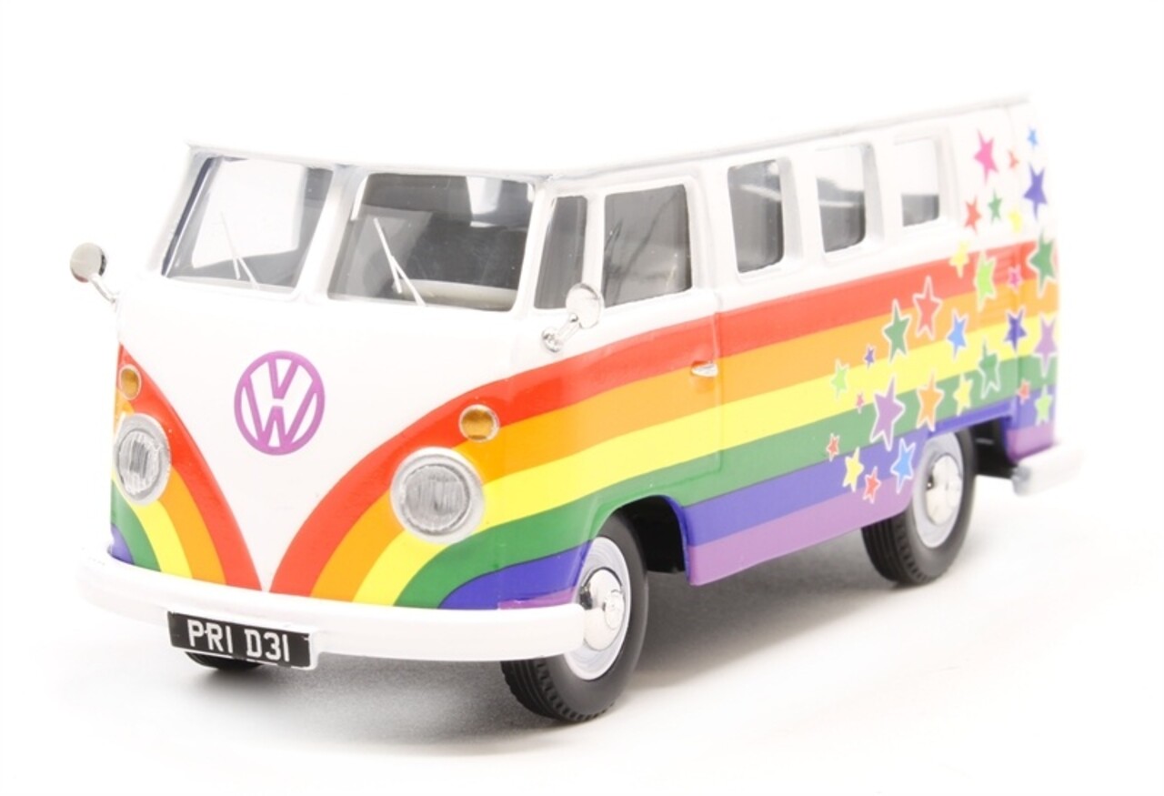 Volkswagen Volkswagen T1 Camper Van 1961 'Peace Love & Wishes' - 1:43 - Corgi Volkswagen Volkswagen T1 Camper Van 1961 'Peace Love & Wishes' - 1:43 - Corgi
