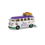 Volkswagen Volkswagen T1 Minibus 1961 + Roof Rack 'Happy Birthday' - 1:43 - Corgi Volkswagen Volkswagen T1 Minibus 1961 + Roof Rack 'Happy Birthday' - 1:43 - Corgi