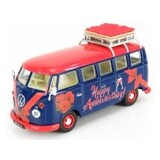Volkswagen Volkswagen T1 Minibus 1961 + Roof Rack 'Happy Anniversary' - 1:43 - Corgi Volkswagen Volkswagen T1 Minibus 1961 + Roof Rack 'Happy Anniversary' - 1:43 - Corgi