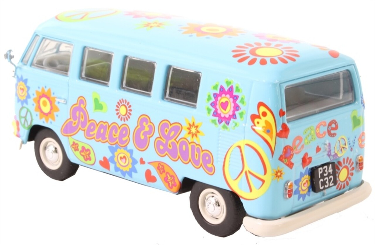 Volkswagen Volkswagen T1 Minibus 1961 'Peace & Love' - 1:43 - Corgi