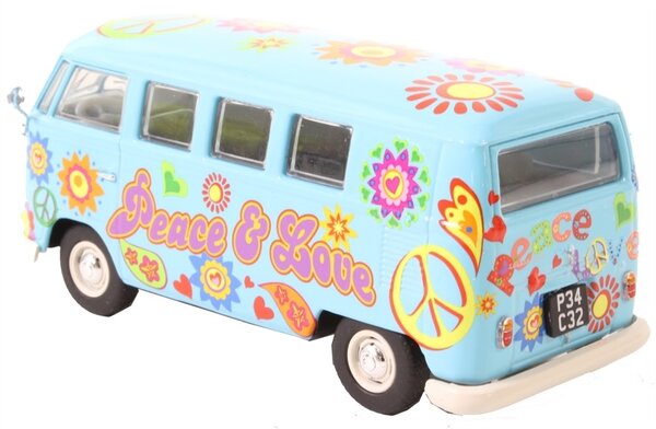 Volkswagen Volkswagen T1 Minibus 1961 'Peace & Love' - 1:43 - Corgi