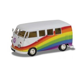 Volkswagen Volkswagen T1 Minibus 1961 'Peace & Love Rainbows' - 1:43 - Corgi
