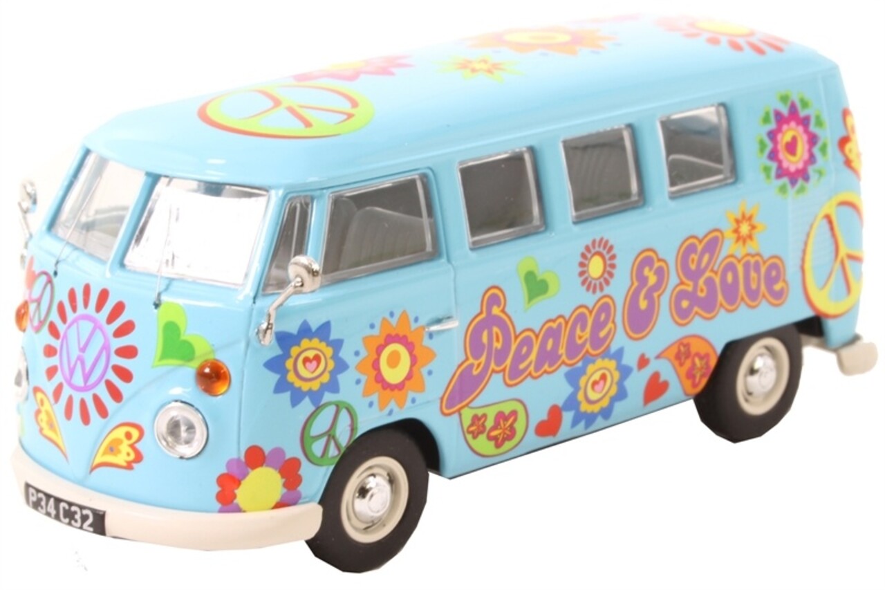 Volkswagen Volkswagen T1 Minibus 1961 'Peace & Love' - 1:43 - Corgi
