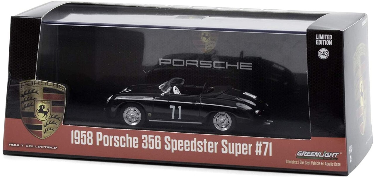 Porsche Porsche 356 Speedster Super #71 1958 - 1:43 - Greenlight Porsche Porsche 356 Speedster Super #71 1958 - 1:43 - Greenlight