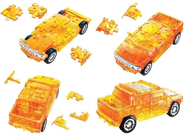 Hummer 3D Puzzel Hummer H2 - 1:32 - Happy Well Hummer 3D Puzzel Hummer H2 - 1:32 - Happy Well