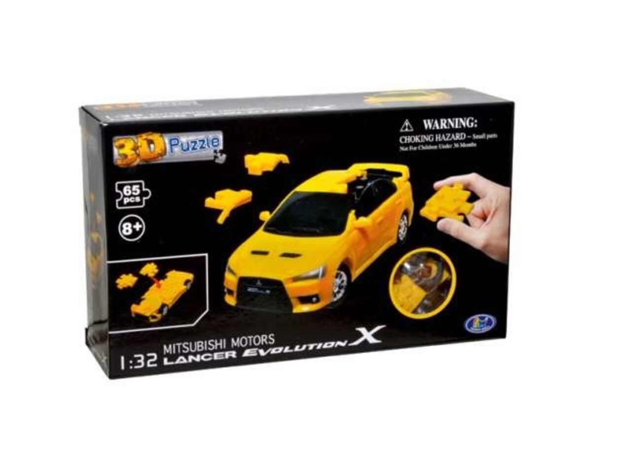Mitsubishi 3D Puzzle Mitsubishi Motors Lancer Evolution X - 1:32 - Happy Well Mitsubishi 3D Puzzle Mitsubishi Motors Lancer Evolution X - 1:32 - Happy Well