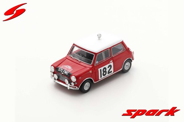 Morris Morris Cooper S #182 4th Rally Monte Carlo 1964 - 1:43 - Spark Morris Morris Cooper S #182 4th Rally Monte Carlo 1964 - 1:43 - Spark