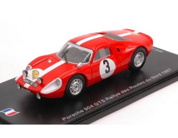 Porsche Porsche 904 GTS #3 Rally Routes Du Nord (France) 1967 - 1:43 - Spark Porsche Porsche 904 GTS #3 Rally Routes Du Nord (France) 1967 - 1:43 - Spark