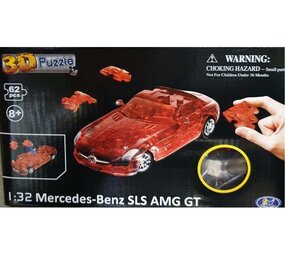 Mercedes-Benz 3D Puzzel Mercedes-Benz SLS AMG GT - 1:32 - Happy Well