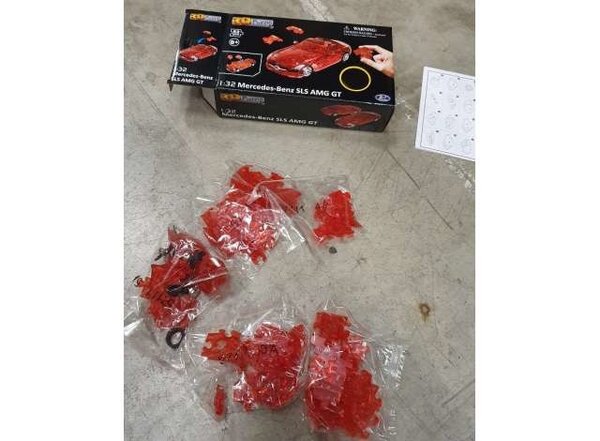 Mercedes-Benz 3D Puzzel Mercedes-Benz SLS AMG GT - 1:32 - Happy Well