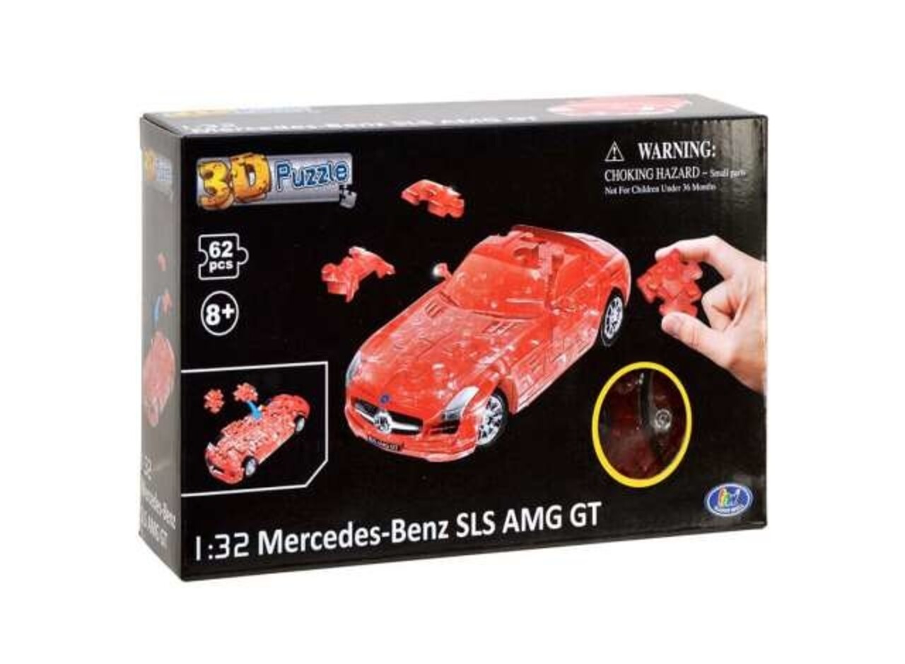 Mercedes-Benz 3D Puzzel Mercedes-Benz SLS AMG GT - 1:32 - Happy Well Mercedes-Benz 3D Puzzel Mercedes-Benz SLS AMG GT - 1:32 - Happy Well