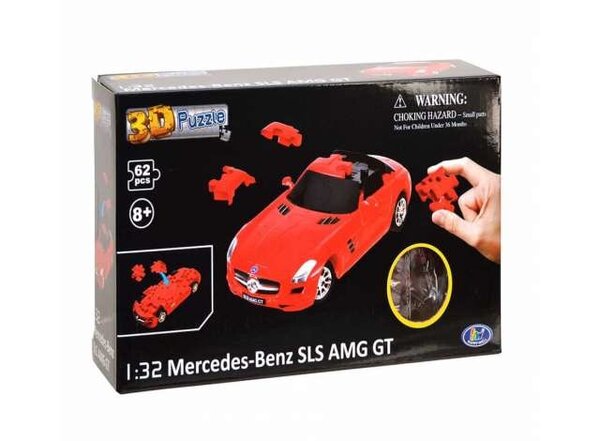 Mercedes-Benz 3D Puzzel Mercedes-Benz SLS AMG GT - 1:32 - Happy Well Mercedes-Benz 3D Puzzel Mercedes-Benz SLS AMG GT - 1:32 - Happy Well