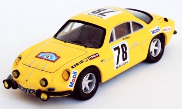 Alpine Alpine Renault A110 #78 Midi Libre Critérium Des Cévennes (France) 1969 - 1:43 - Troféu
