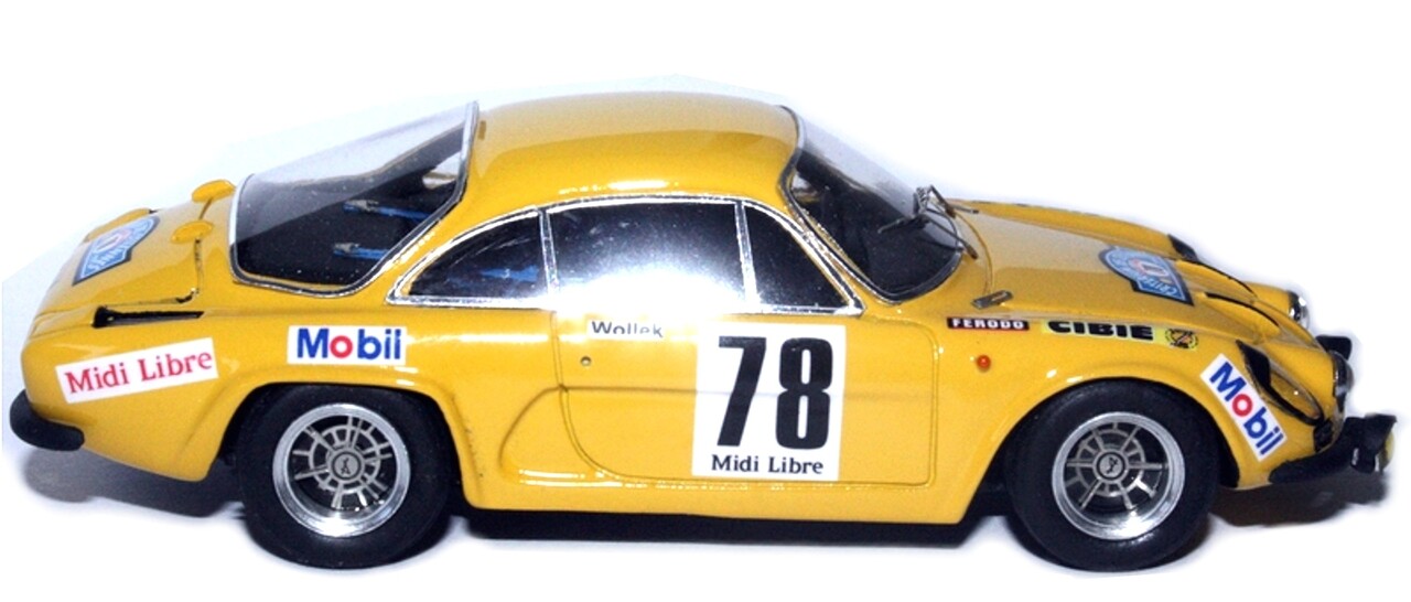 Alpine Alpine Renault A110 #78 Midi Libre Critérium Des Cévennes (France) 1969 - 1:43 - Troféu