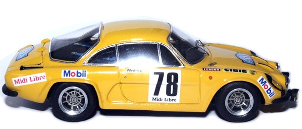 Alpine Alpine Renault A110 #78 Midi Libre Critérium Des Cévennes (France) 1969 - 1:43 - Troféu