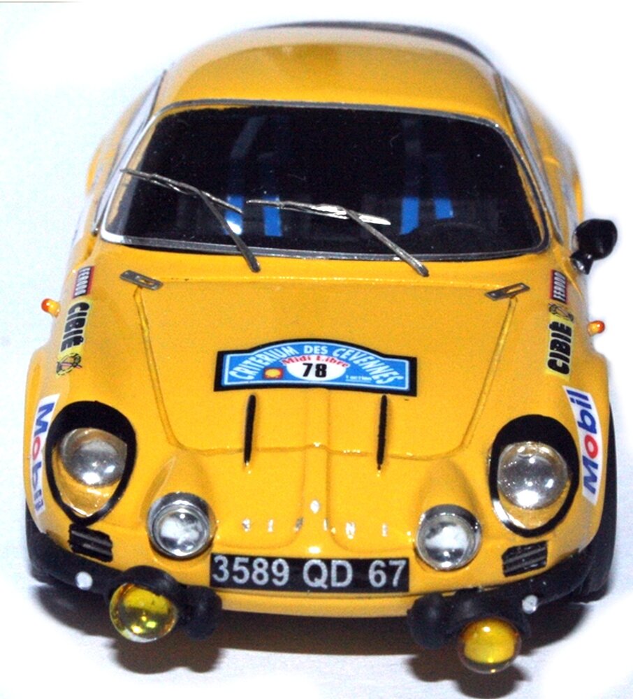 Alpine Alpine Renault A110 #78 Midi Libre Critérium Des Cévennes (France) 1969 - 1:43 - Troféu