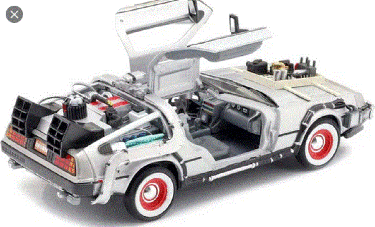 Movie Memorabilia Movie Memorabilia DeLorean Back To The Future III 1987 - 1:24 - Welly Movie Memorabilia Movie Memorabilia DeLorean Back To The Future III 1987 - 1:24 - Welly
