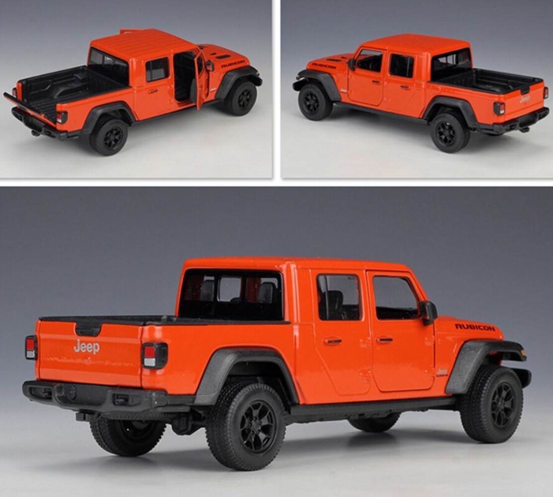 Jeep Jeep Gladiator Rubicon Pick-Up 2007 - 1:27 - Welly Jeep Jeep Gladiator Rubicon Pick-Up 2007 - 1:27 - Welly