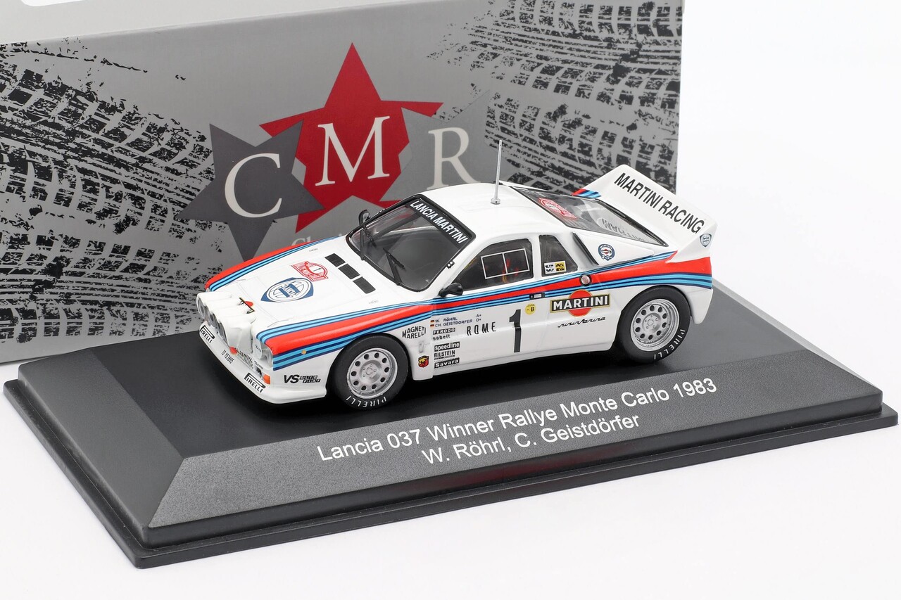 Lancia Lancia 037 #1 Winner Rallye Monte Carlo 1983 - 1:43 - CMR Classic Model Replicars Lancia Lancia 037 #1 Winner Rallye Monte Carlo 1983 - 1:43 - CMR Classic Model Replicars