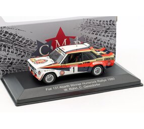 Fiat Fiat 131 Abarth #1 Winner Hunsrück Rallye 1980 - 1:43 - CMR Classic Model Replicars Fiat Fiat 131 Abarth #1 Winner Hunsrück Rallye 1980 - 1:43 - CMR Classic Model Replicars
