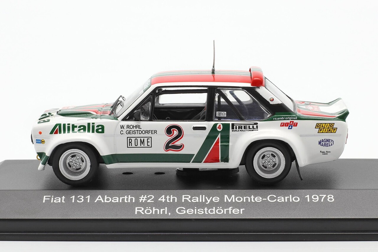 Fiat Fiat 131 Abarth #2 4th Rallye Monte-Carlo 1978 - 1:43 - CMR Classic Model Replicars Fiat Fiat 131 Abarth #2 4th Rallye Monte-Carlo 1978 - 1:43 - CMR Classic Model Replicars