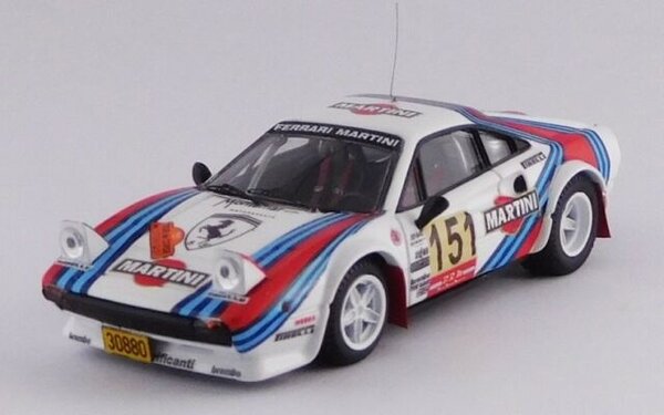 Ferrari Ferrari 308 GTB GR.4 #151 Team Martini Racing Historique Rally Tour de Corse (France) 2011 - 1:43 - Best Model Ferrari Ferrari 308 GTB GR.4 #151 Team Martini Racing Historique Rally Tour de Corse (France) 2011 - 1:43 - Best Model