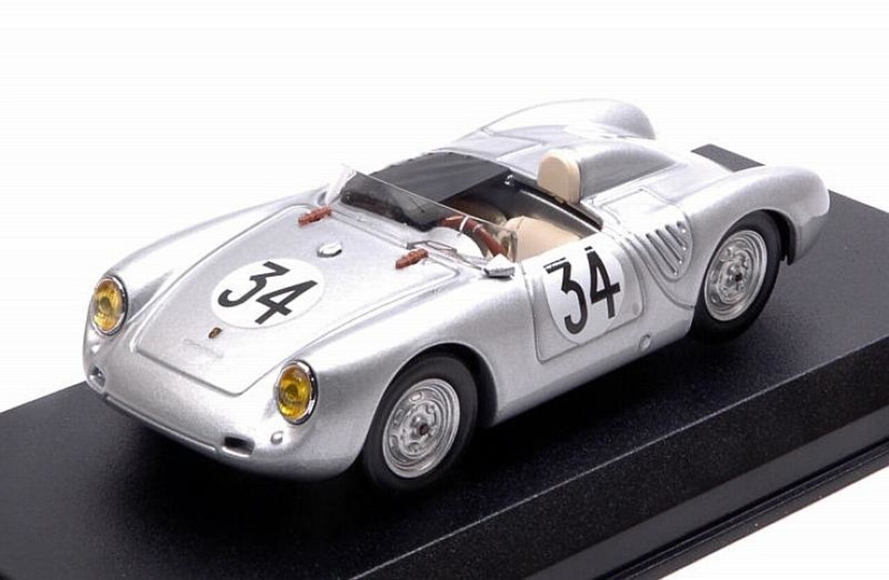 Porsche Porsche 550RS Spider #34 Team J.P.Colas 24H Le Mans 1958 - 1:43 - Best Model Porsche Porsche 550RS Spider #34 Team J.P.Colas 24H Le Mans 1958 - 1:43 - Best Model