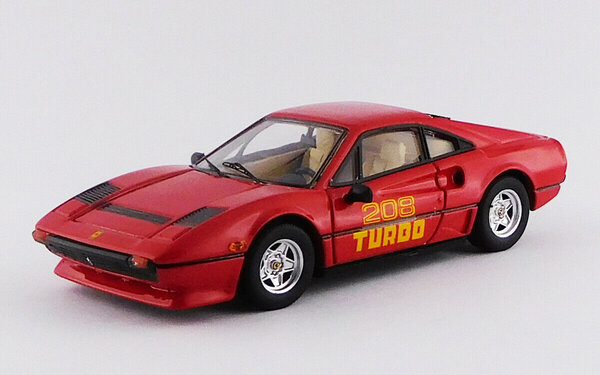 Ferrari Ferrari 208 GTB Turbo 1980 - 1:43 - Best Model Ferrari Ferrari 208 GTB Turbo 1980 - 1:43 - Best Model