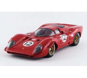 Ferrari Ferrari 312P Coupe #12 Bridgehampton (UK) 1969 - 1:43 - Best Model Ferrari Ferrari 312P Coupe #12 Bridgehampton (UK) 1969 - 1:43 - Best Model