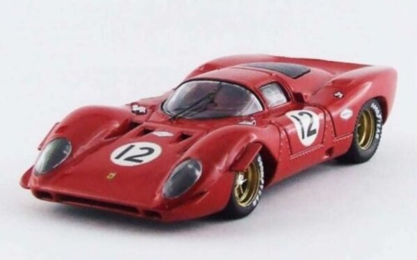 Ferrari Ferrari 312P Coupe #12 Bridgehampton (UK) 1969 - 1:43 - Best Model Ferrari Ferrari 312P Coupe #12 Bridgehampton (UK) 1969 - 1:43 - Best Model