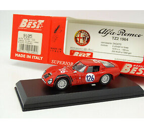 Alfa Romeo Alfa Romeo TZ2 #126 Targa Florio (Sicily) 1966 - 1:43 - Best Model Alfa Romeo Alfa Romeo TZ2 #126 Targa Florio (Sicily) 1966 - 1:43 - Best Model