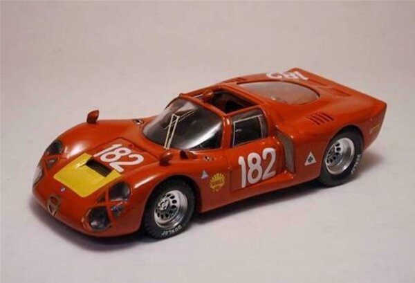 Alfa Romeo Alfa Romeo 33.2 Spider #182 Targa Florio (Sicily) 1968 - 1:43 - Best Model Alfa Romeo Alfa Romeo 33.2 Spider #182 Targa Florio (Sicily) 1968 - 1:43 - Best Model