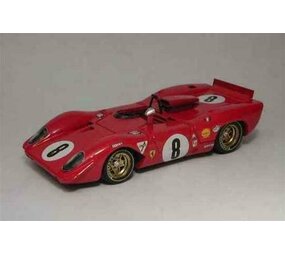 Ferrari Ferrari 312P Spider #8 1000km Spa 1969 - 1:43 - Best Model Ferrari Ferrari 312P Spider #8 1000km Spa 1969 - 1:43 - Best Model