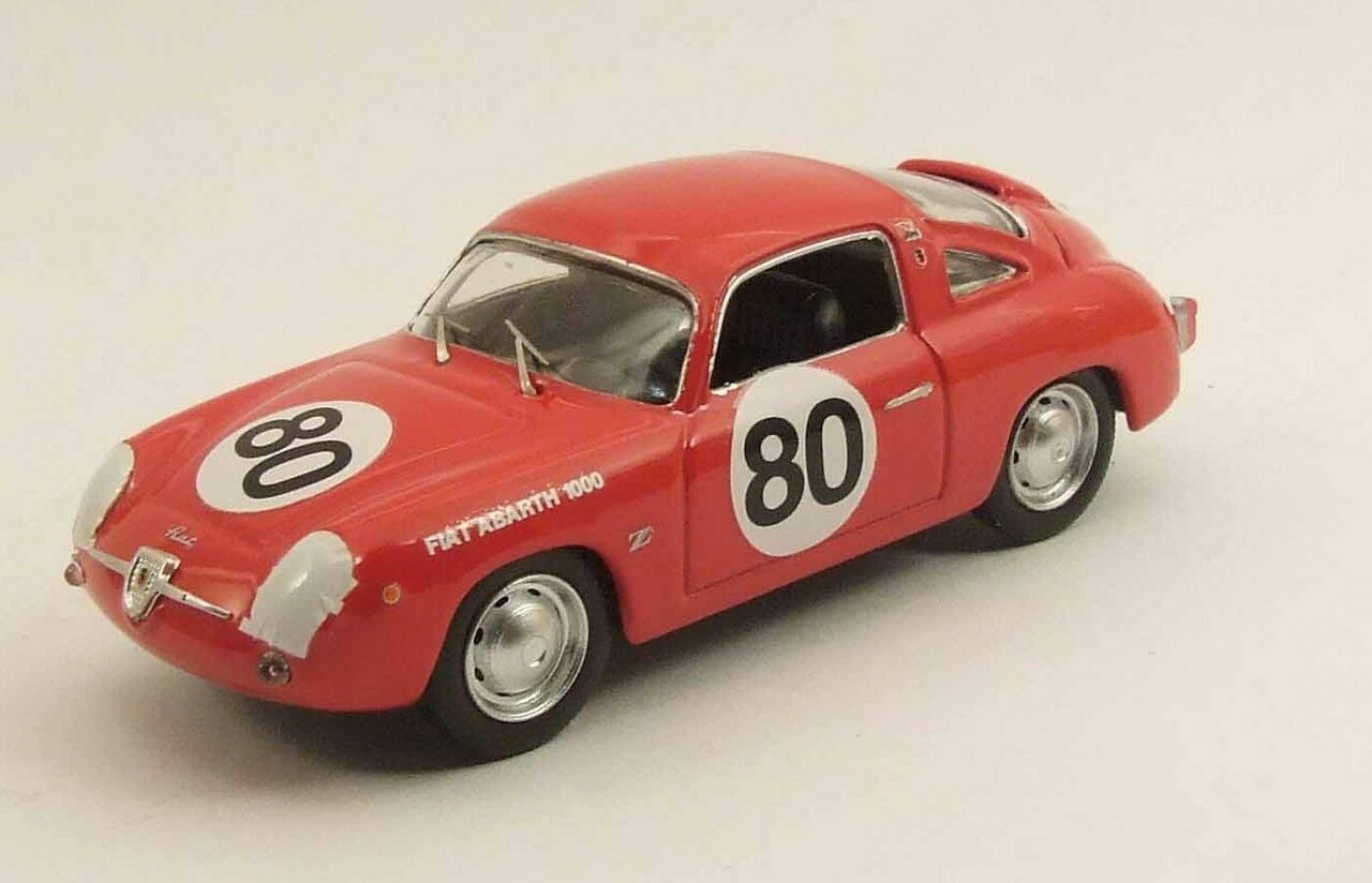 Fiat Fiat Abarth 1000 Coupe Zagato #80 Winner Sebring (USA) 1961 - 1:43 - Best Model Fiat Fiat Abarth 1000 Coupe Zagato #80 Winner Sebring (USA) 1961 - 1:43 - Best Model