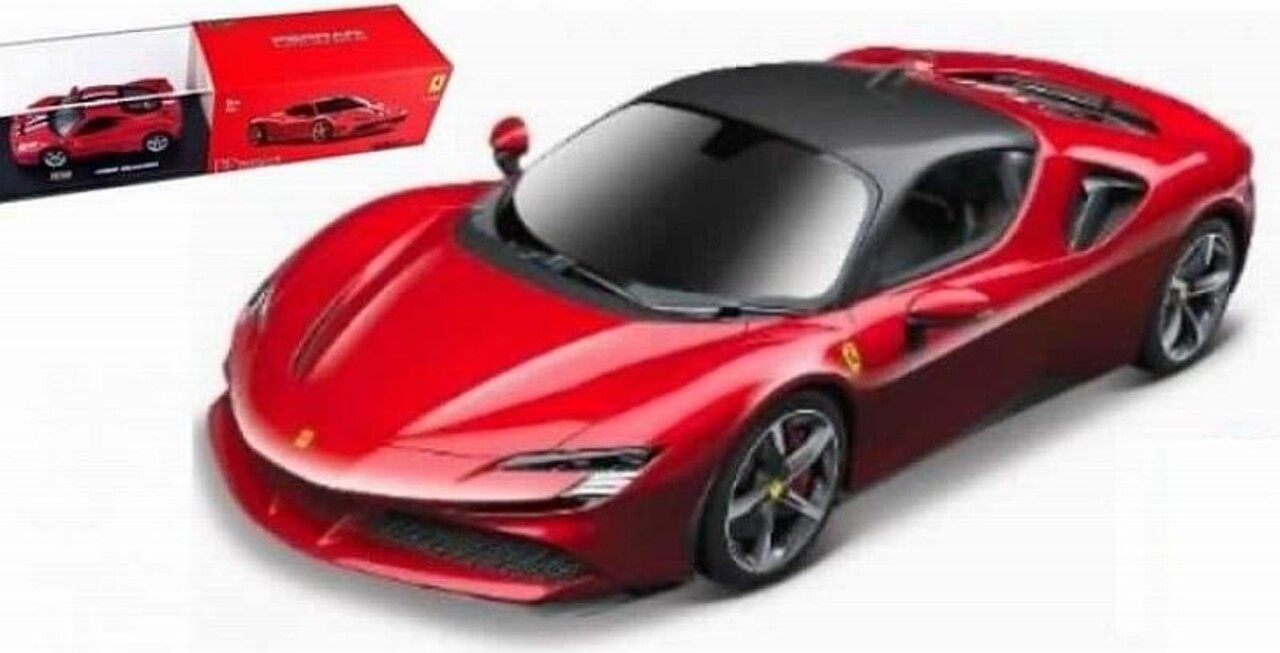 Ferrari Ferrari SF90 Hybrid Stradale 2019 + Showcase - 1:43 - Bburago Ferrari Ferrari SF90 Hybrid Stradale 2019 + Showcase - 1:43 - Bburago
