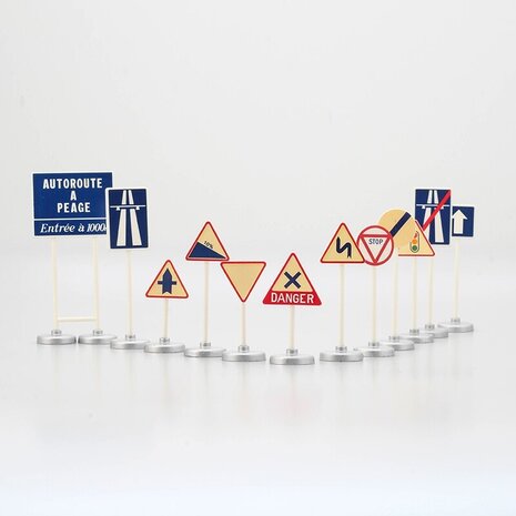 Dinky Toys (Editions Atlas) Panneaux de Signalisation Routière - 1:43 - Atlas