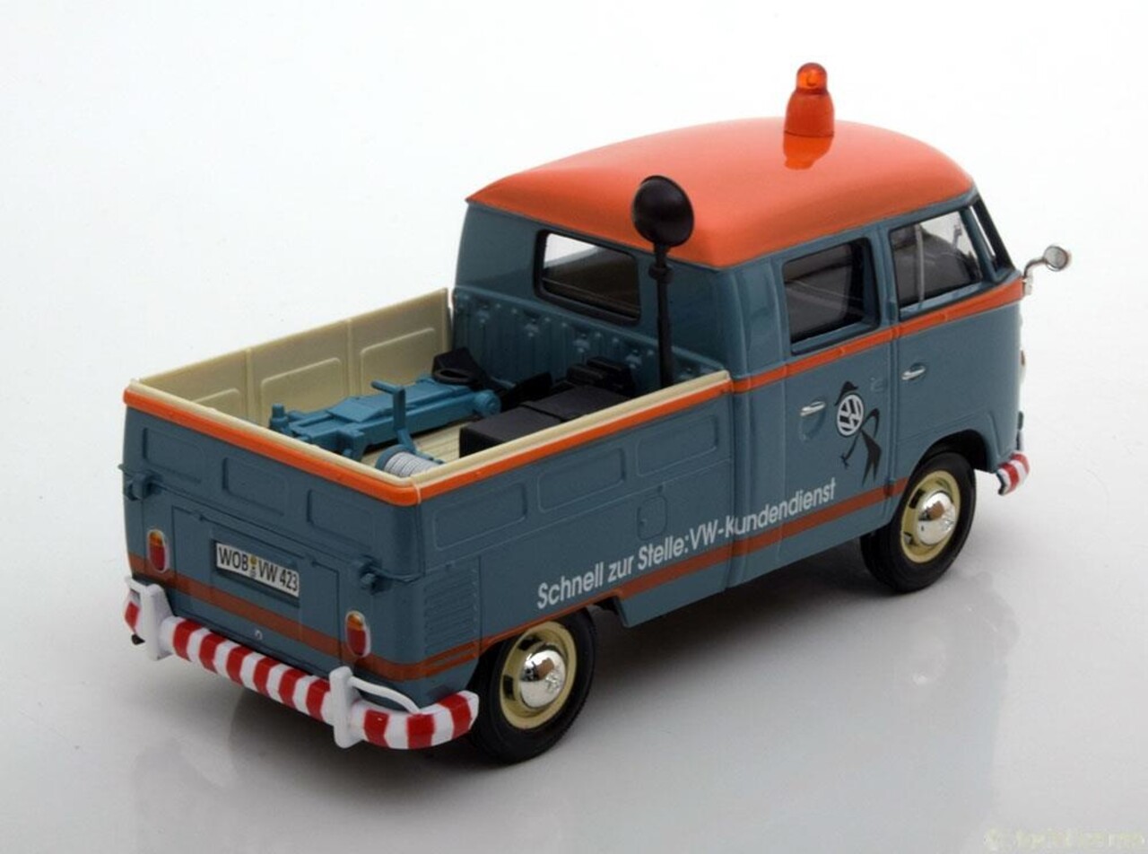 Volkswagen Volkswagen T1 (Type 2) Pick Up VW Kundendienst + Jack + Winch - 1:24 - Motor Max