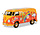Volkswagen T1 (Type 2) Delivery Van Flower Power - 1:24 - Motor Max