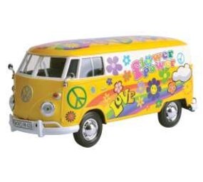 Volkswagen Volkswagen T1 (Type 2) Delivery Van Flower Power - 1:24 - Motor Max Volkswagen Volkswagen T1 (Type 2) Delivery Van Flower Power - 1:24 - Motor Max